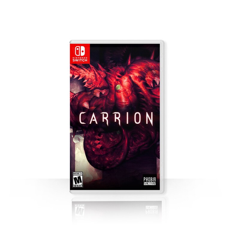 Carrion Nintendo Switch game Case with microSD card 8GB Etsy