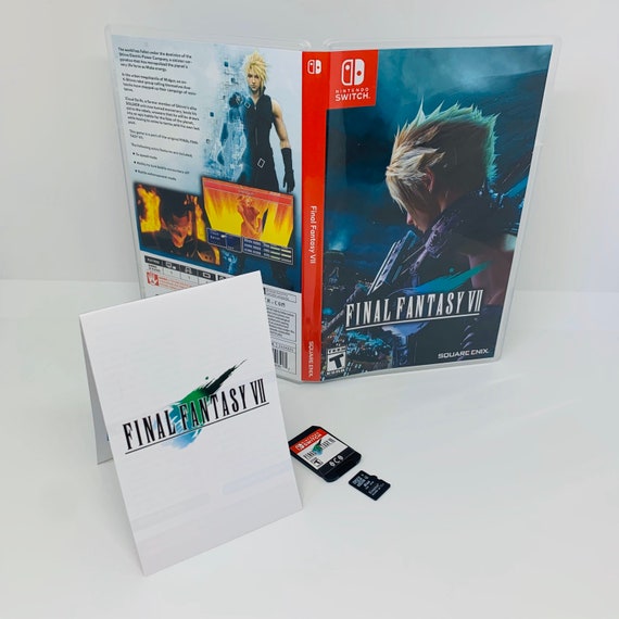 Final Fantasy Vii Nintendo Switch Game Case With Microsd Etsy Final Fantasy Vii Nintendo Switch Game Case With Microsd Etsy