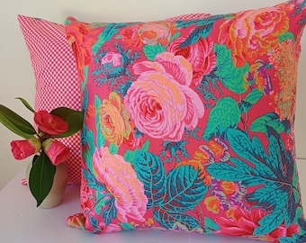 Kaffe Fassett Floral Cushion Cover/50cm x 50cm/20" x 20"