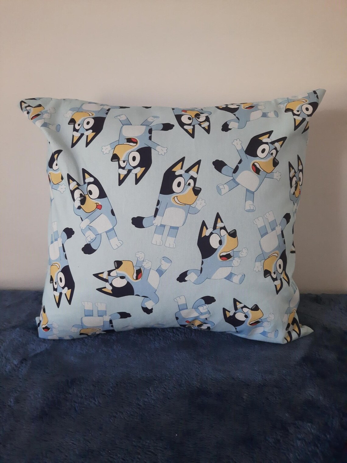 Bluey Cushion Cover/Envelope Style/Cotton Canvas/45cm x Etsy