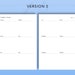 Year at a Glance on 2 Pages Yearly Overview Printable Yearly - Etsy