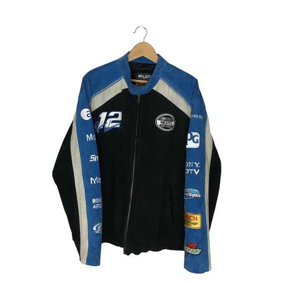 Vintage Nascar Ryan Newman Suede Racing Jacket - M