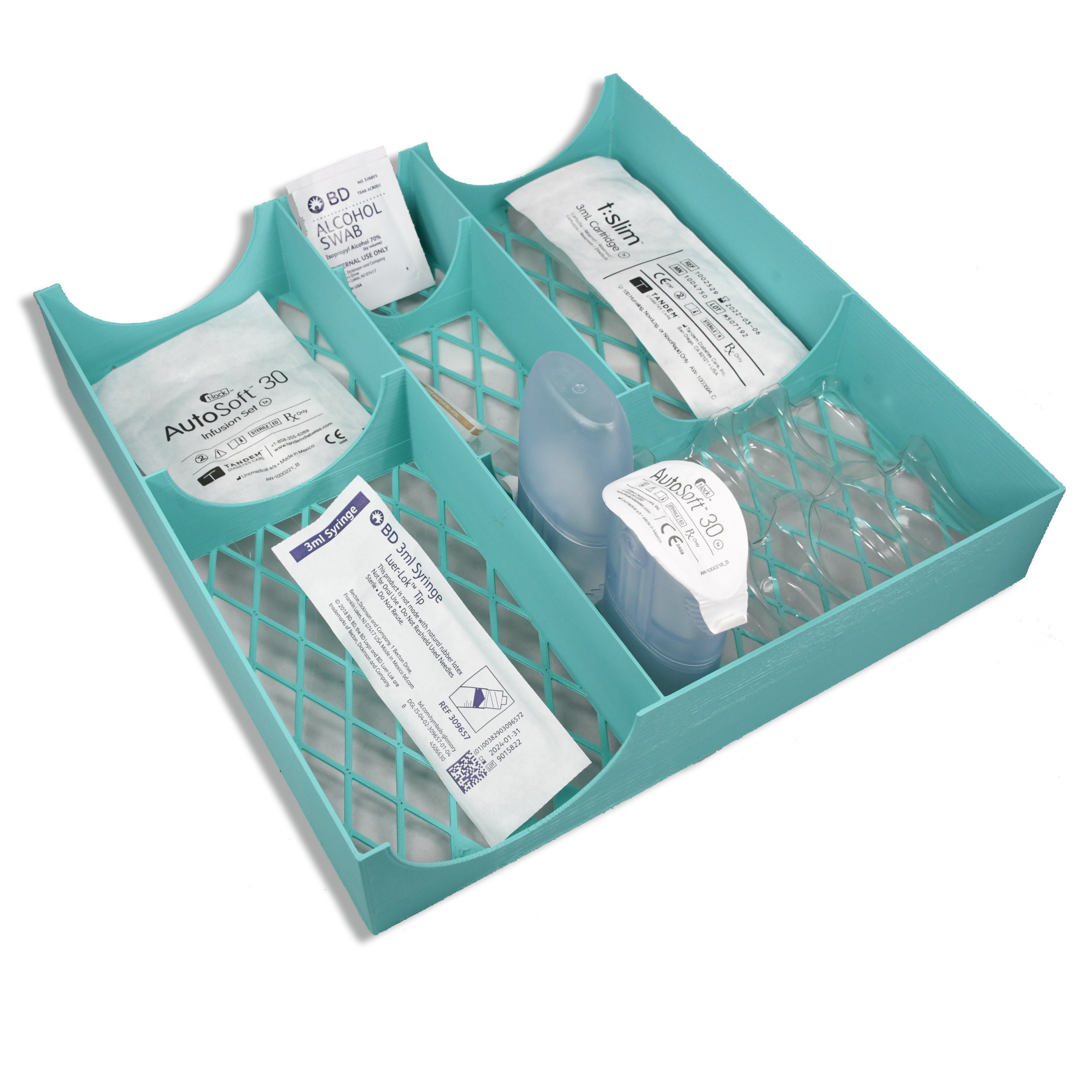 Tandem tSlim AutoSoft 30 infusion set drawer Organizer Etsy