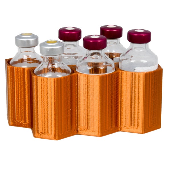 Insulin Caddy Honeycomb Design Holds 6, 8, 9, of 12 Vials