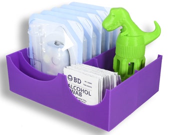 Omnipod Drawer Organizer- 6 Pod caddy and Extra space