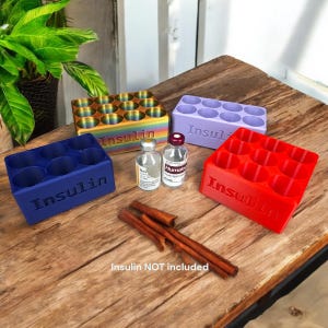 Insulin Vial Caddy Cube 6, 8, 9, 12 vials