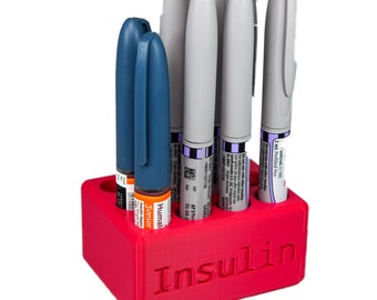 Insulin Pen Caddy - holds 12 pens