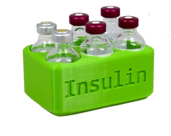 Insulin Caddy Cube for 6, 8, 9 or 12 Vials