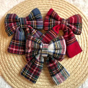 Tartan bowtie / sailor bow for dog / pet
