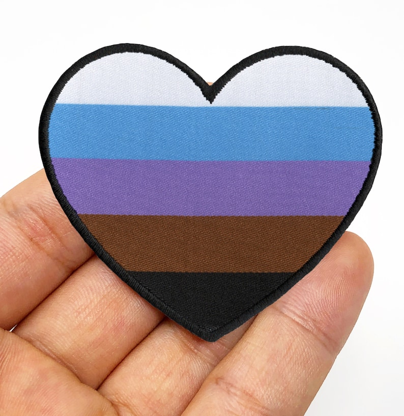 Jiu Jitsu Belt Colors Heart Embroidered Patch
