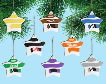 CUSTOM Martial Arts Belts Christmas Ornament Gift | Jiu Jitsu, BJJ, Judo, Karate, Taekwondo, Aikido, Hapkido