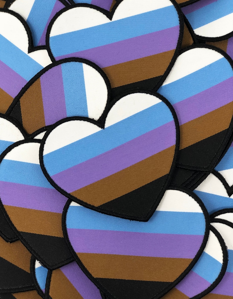 Jiu Jitsu Belt Colors Heart Embroidered Patch
