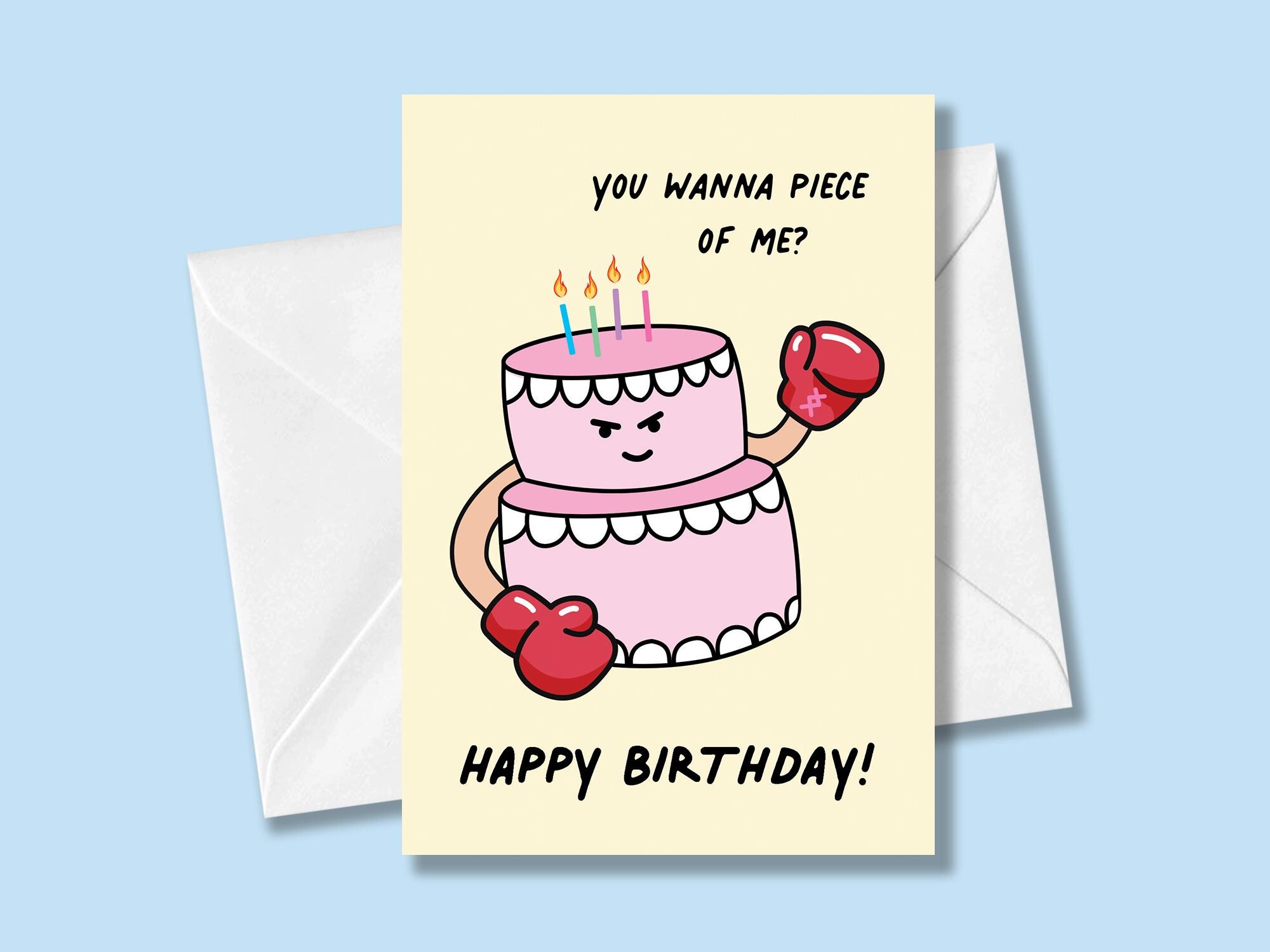 Muay Thai Birthday Card - Etsy, image size:2000x1500