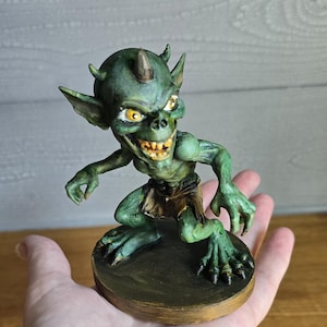 Goblin cake topper or figurine