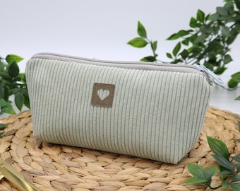 Pencil Case Corduroy Sage • Pencil Case Women • Case Corduroy