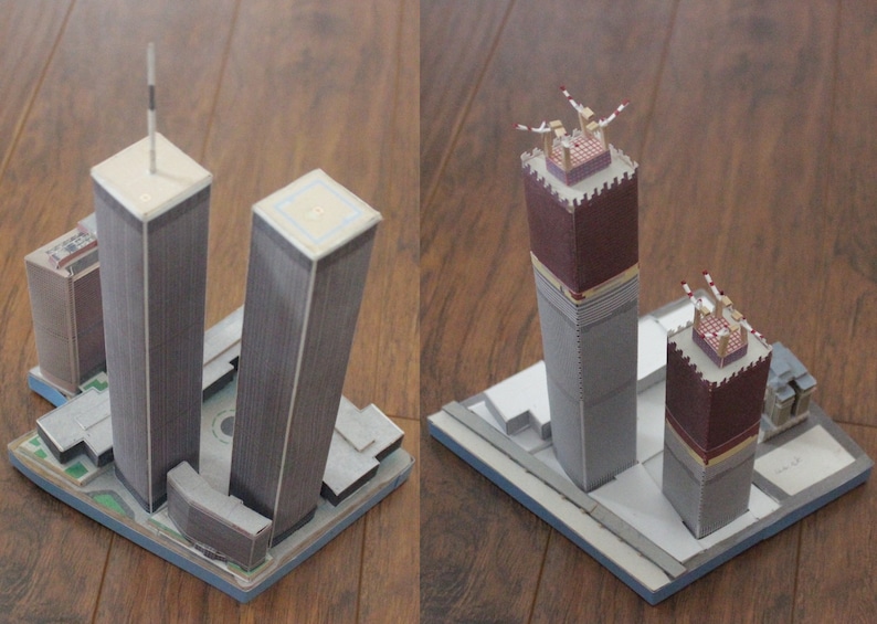 World Trade Center Model Kits Scale 11800 Etsy