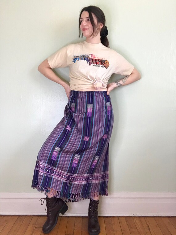 boho skirt 80s
