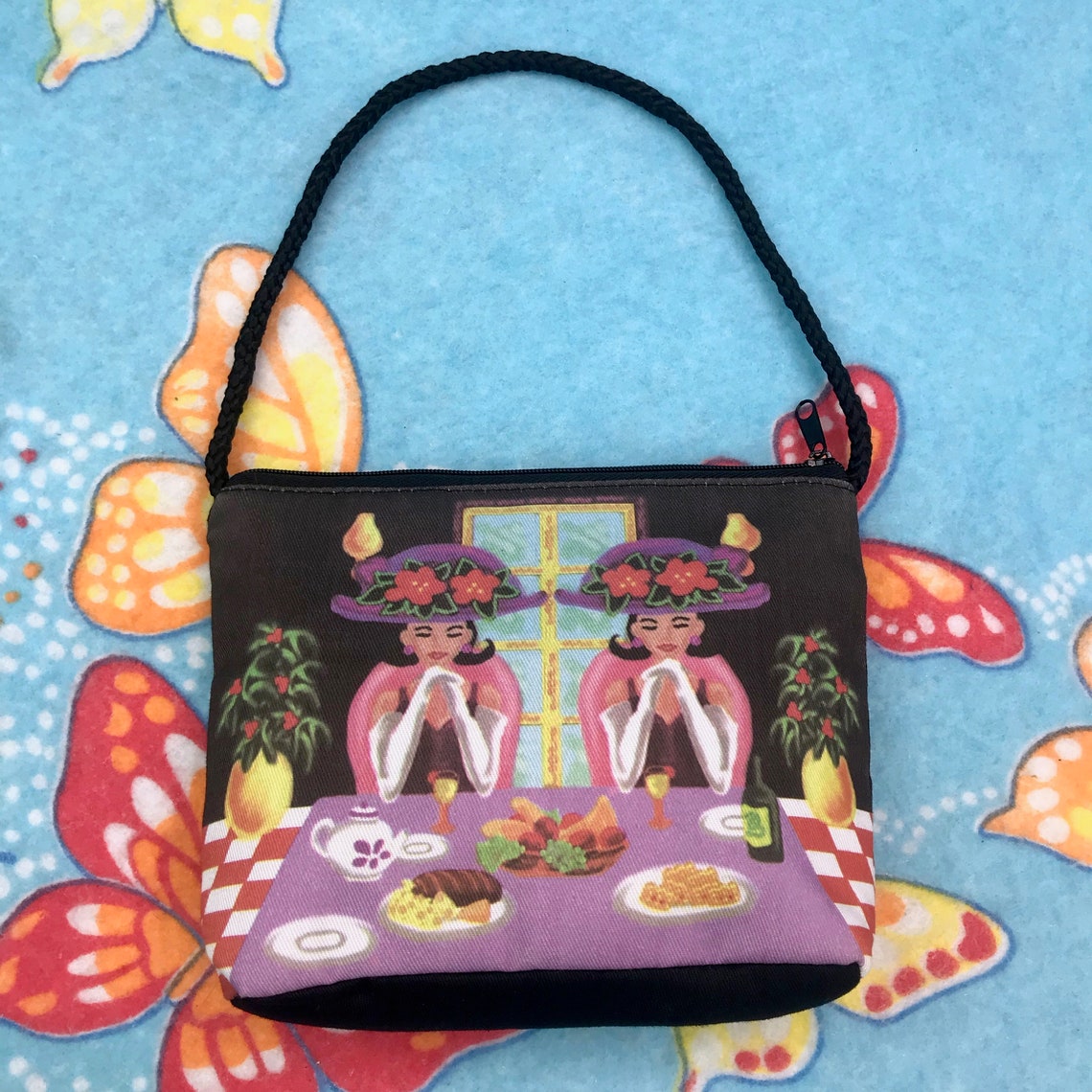 black y2k purse
