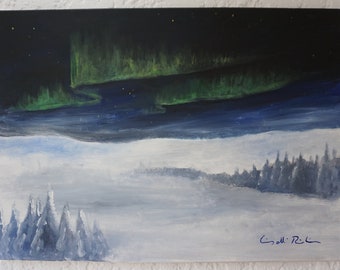 Winter Landscape (50cm x 60cm, original acrylic painting)