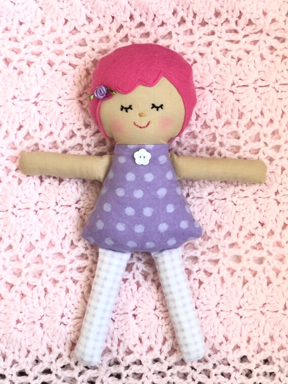 purple rag doll