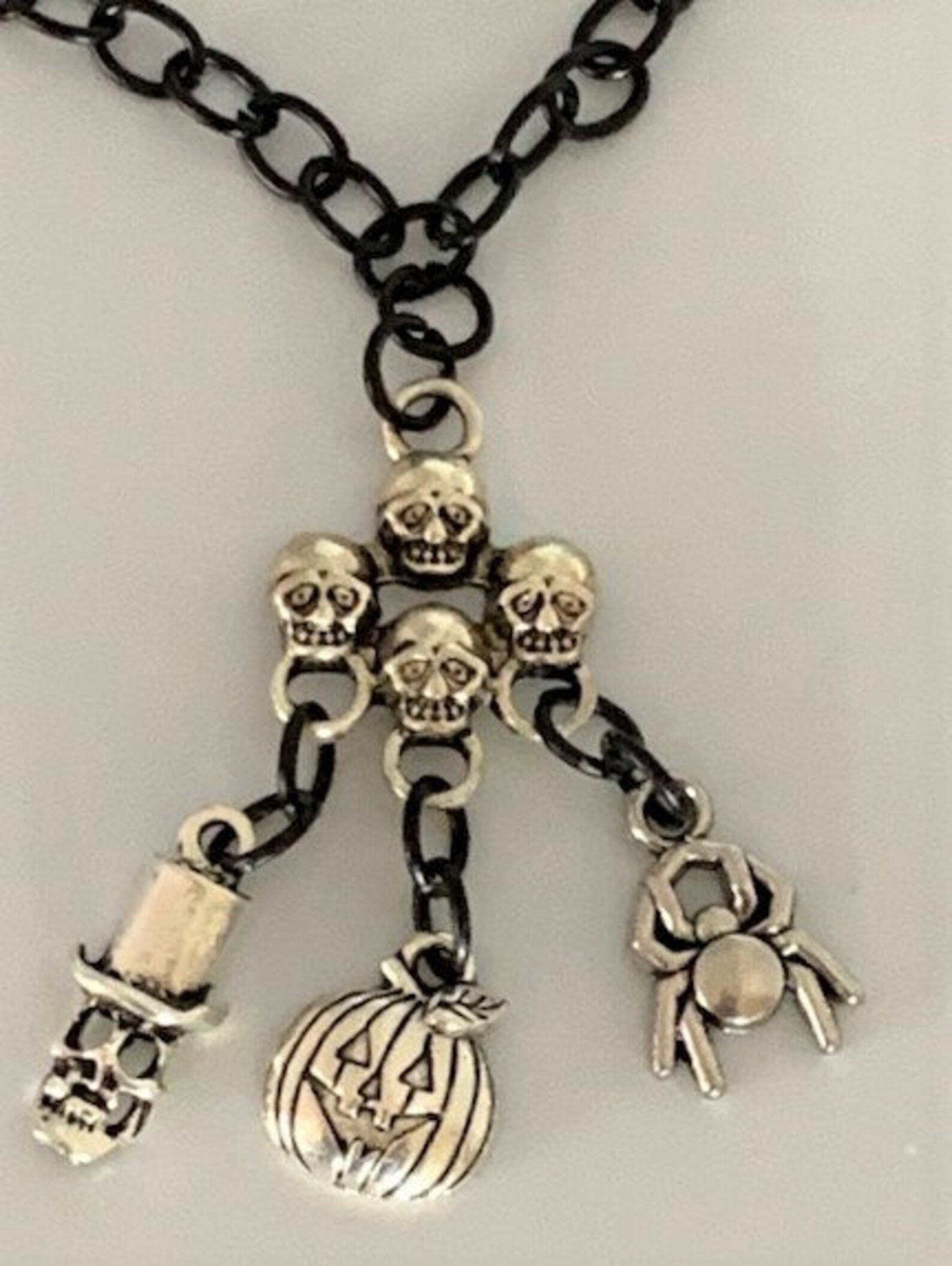 Spooky Halloween Necklace  Etsy