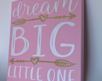 Dream Big Little One - Canvas Wall Art - Home Decor