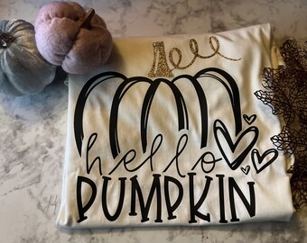 Hello Pumpkin - long sleeve shirt