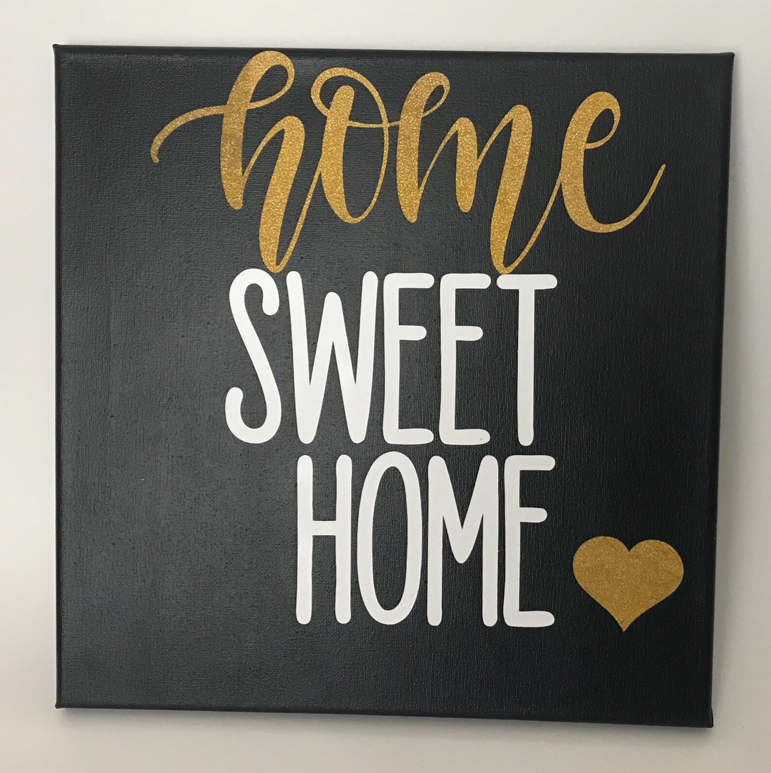 Home Sweet Home Canvas Wall Art Wall Decor Etsy