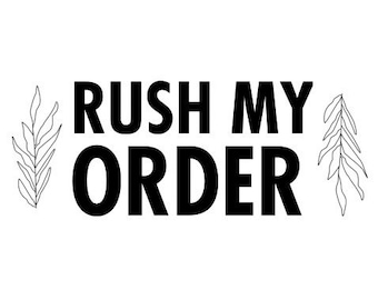 Rush Order - HATS | *Please Message Seller Before Purchasing*