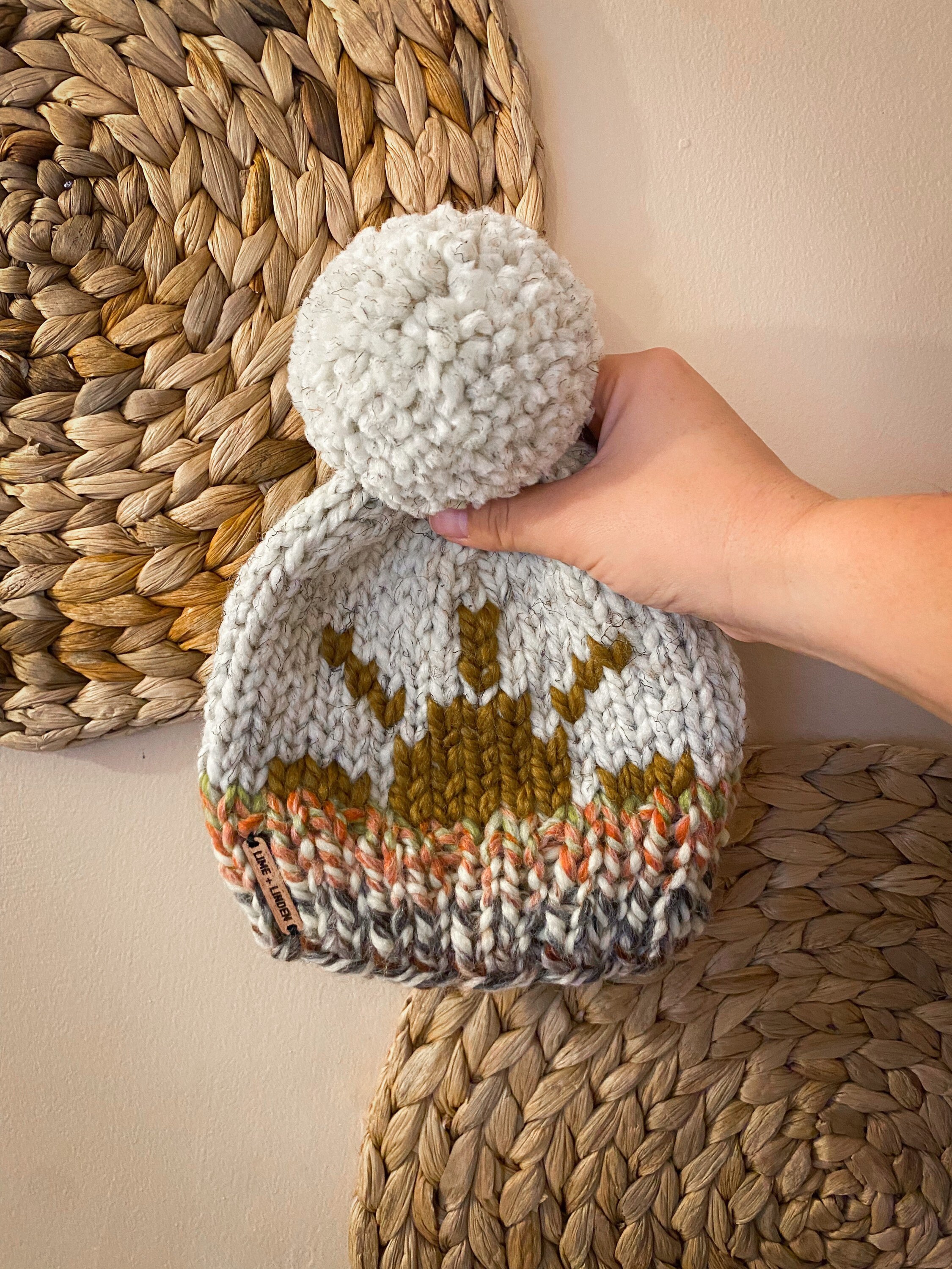 Hand knit sun beanie Sunrise Hat // Custom Hand Knit Sun Beanie - Etsy main image 2