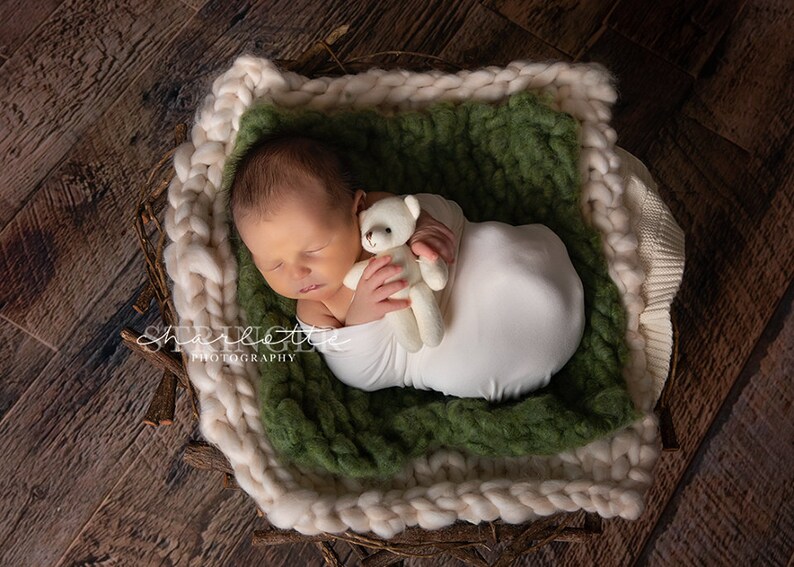 newborn posing blankets