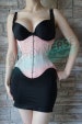 Double Steel Boned Heavy Duty Cotton Underbust Waist Trainer Women's Corset 