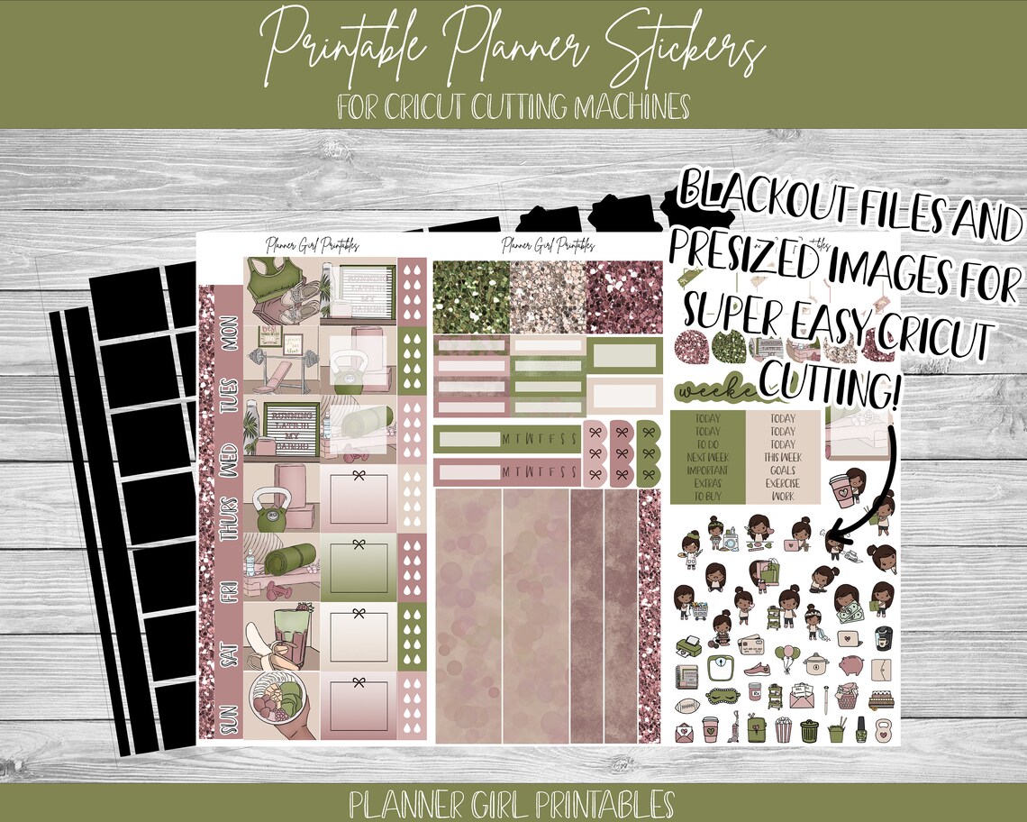 PRINTABLE Hobonichi Weeks Weekly Kit Healthy Lifestyle Gym ...