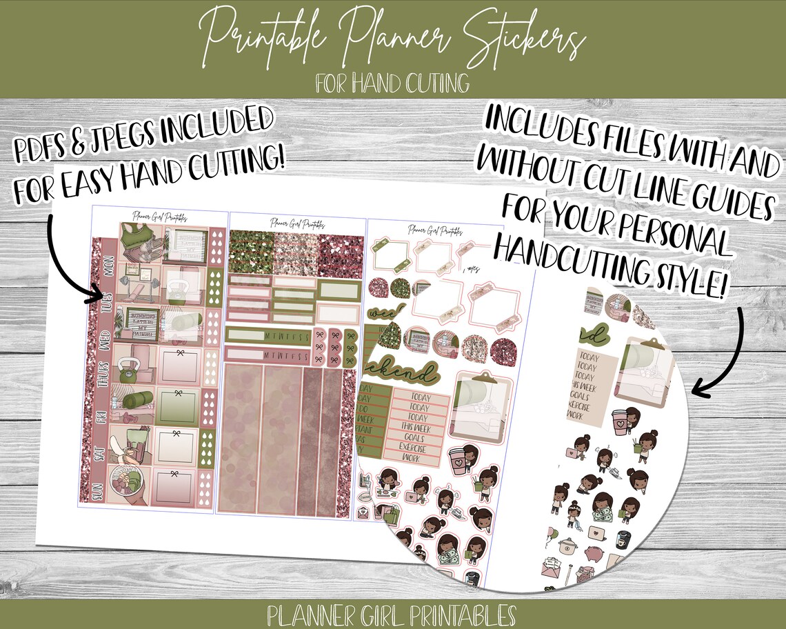 PRINTABLE Hobonichi Weeks Weekly Kit Healthy Lifestyle Gym ...