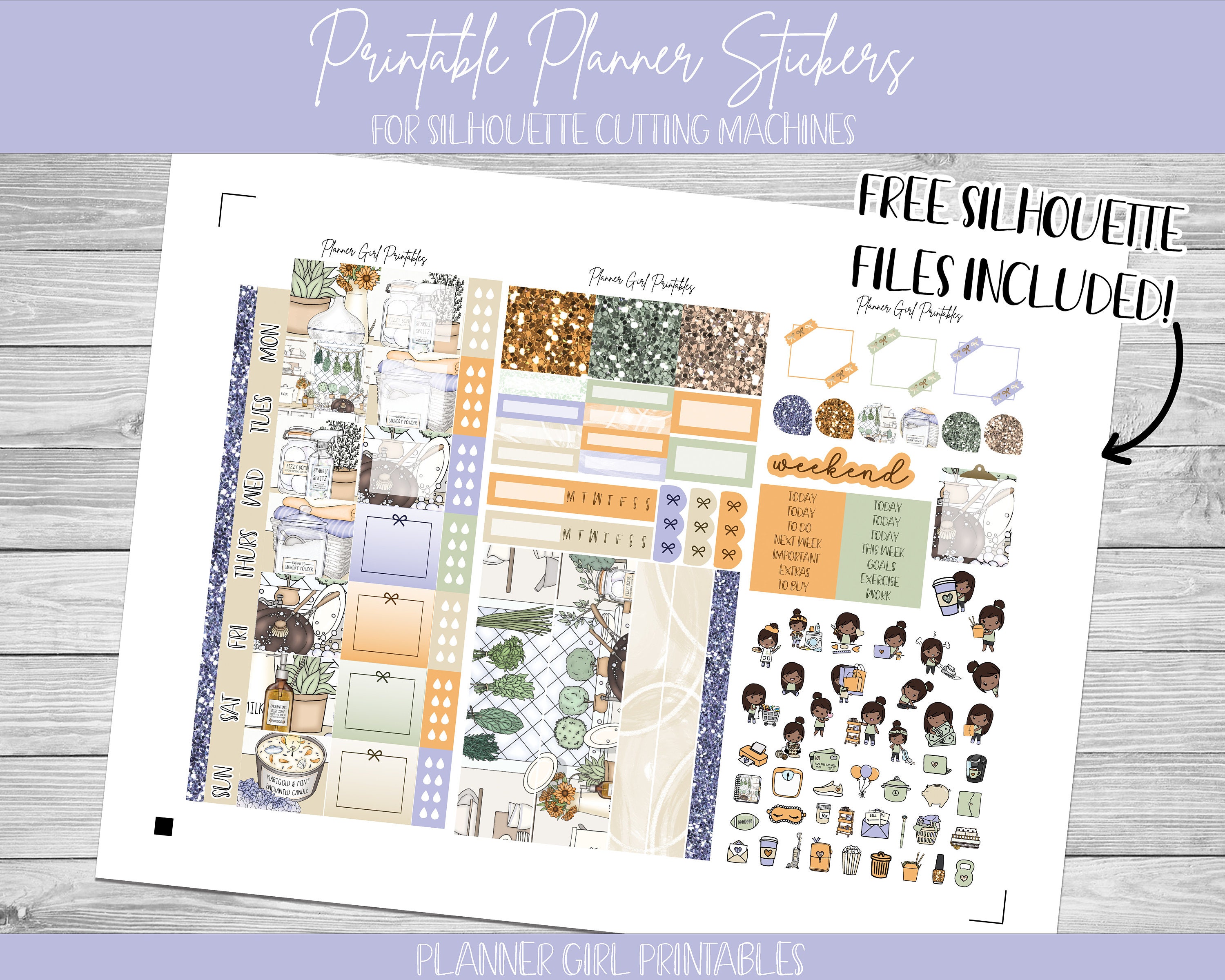 PRINTABLE Hobonichi Weeks Weekly Kit | Spring Cleaning House Chores ...