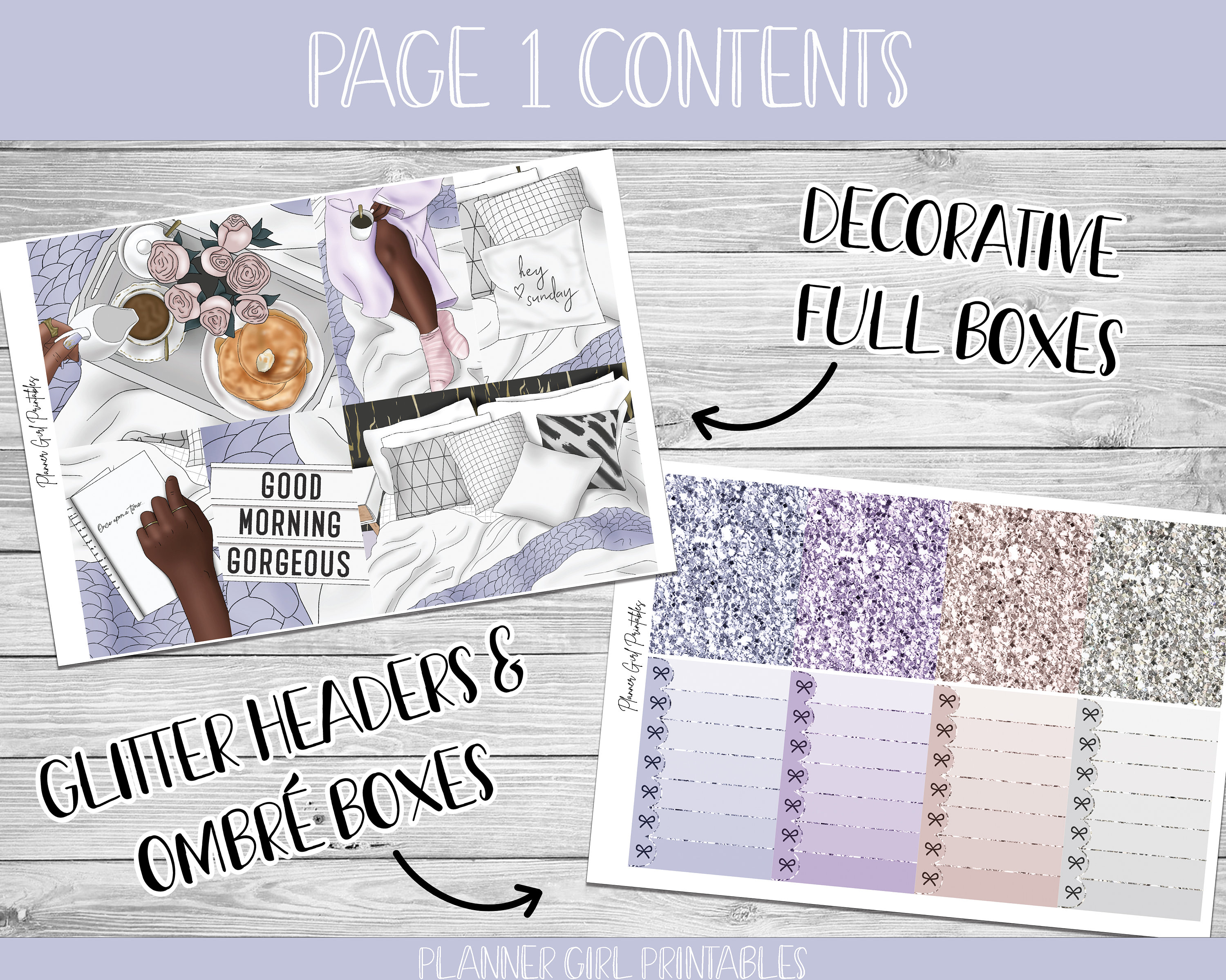 PRINTABLE Happy Planner Classic Stickers Weekly Kit | Lazy Sunday Cozy ...