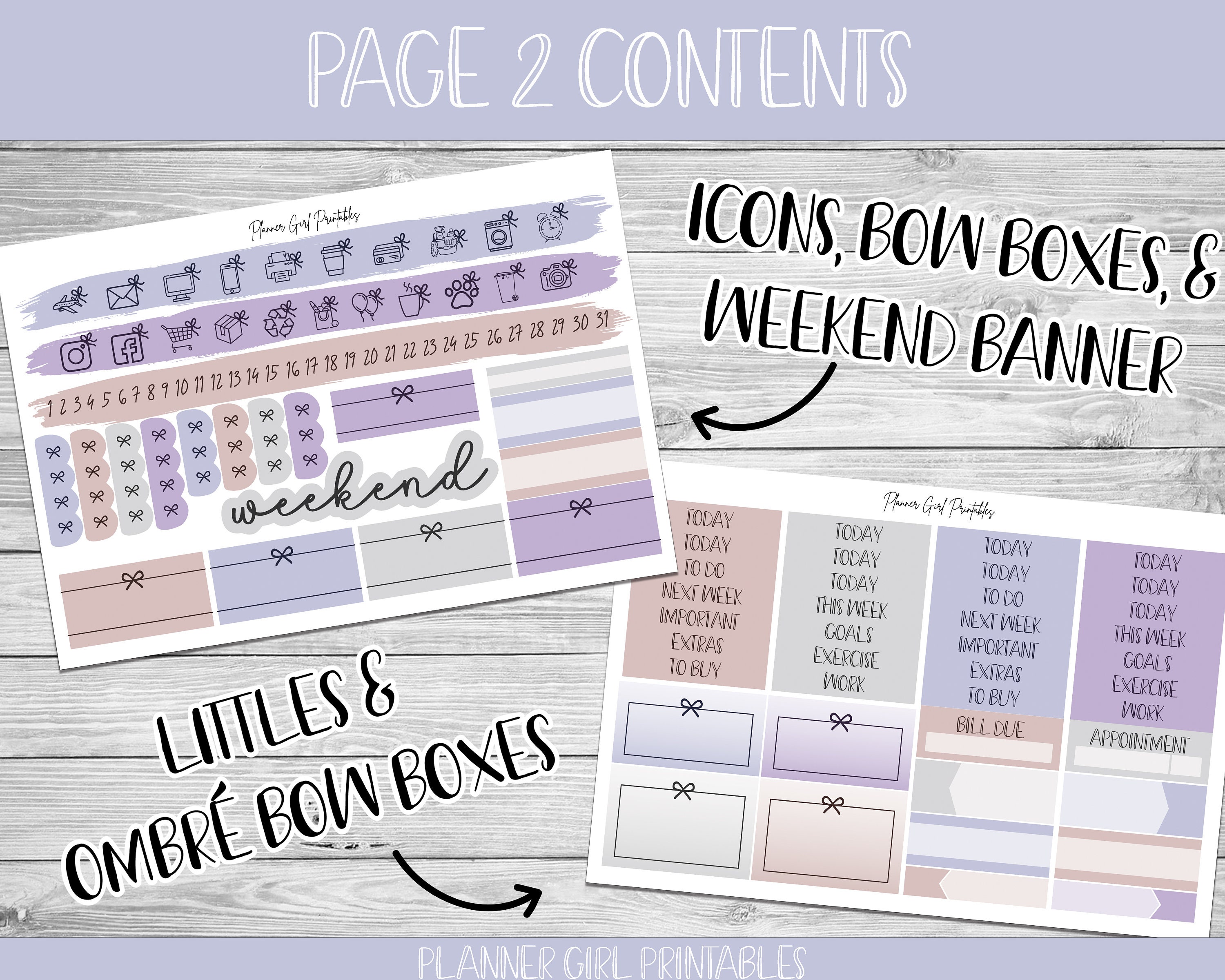 PRINTABLE Happy Planner Classic Stickers Weekly Kit | Lazy Sunday Cozy ...