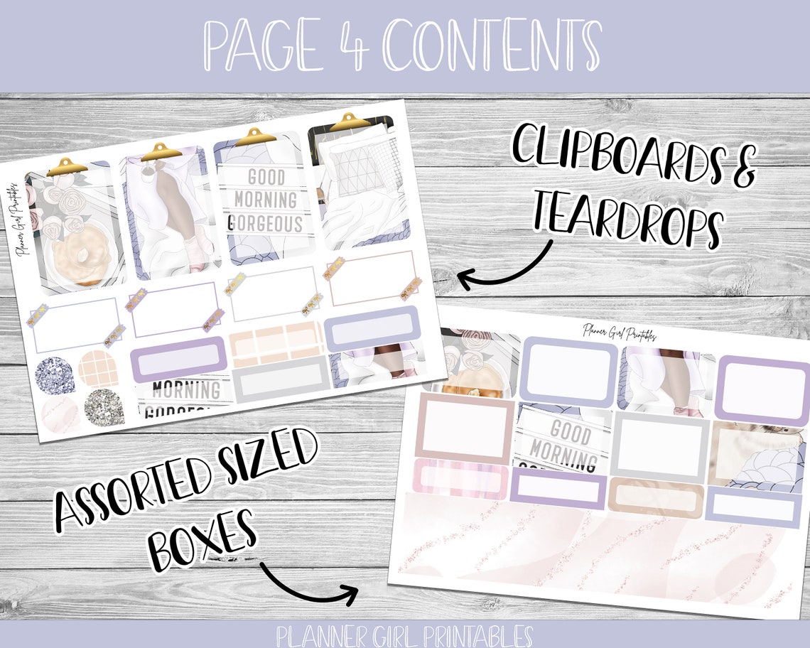 PRINTABLE Happy Planner Classic Stickers Weekly Kit Lazy | Etsy