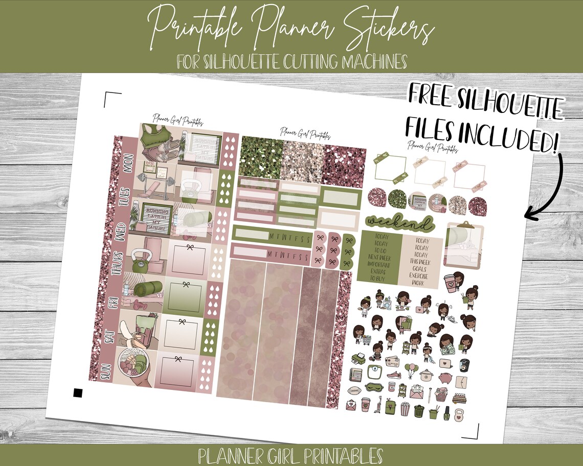 PRINTABLE Hobonichi Weeks Weekly Kit Healthy Lifestyle Gym ...