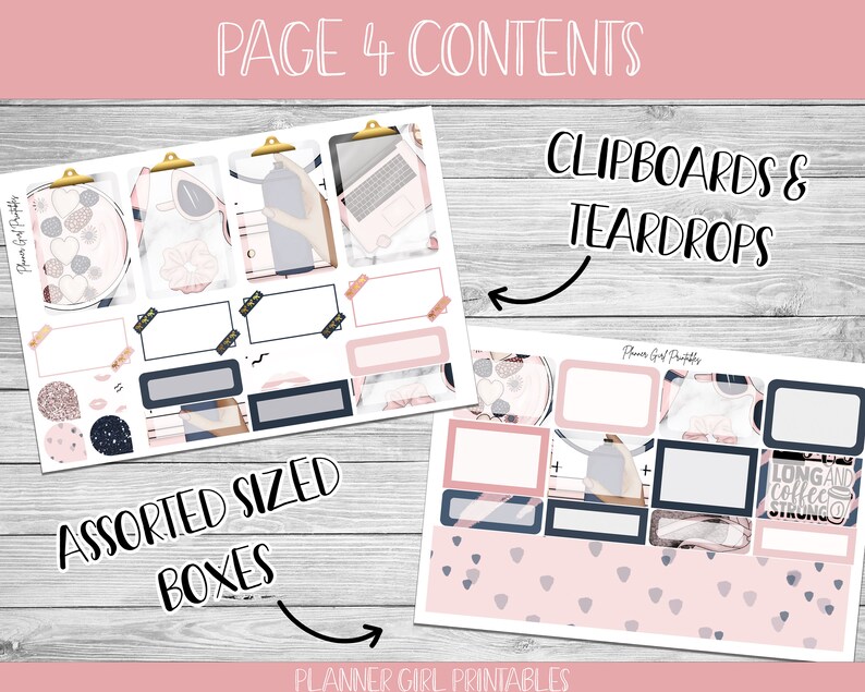 PRINTABLE Happy Planner Classic Stickers Weekly Kit Miss - Etsy