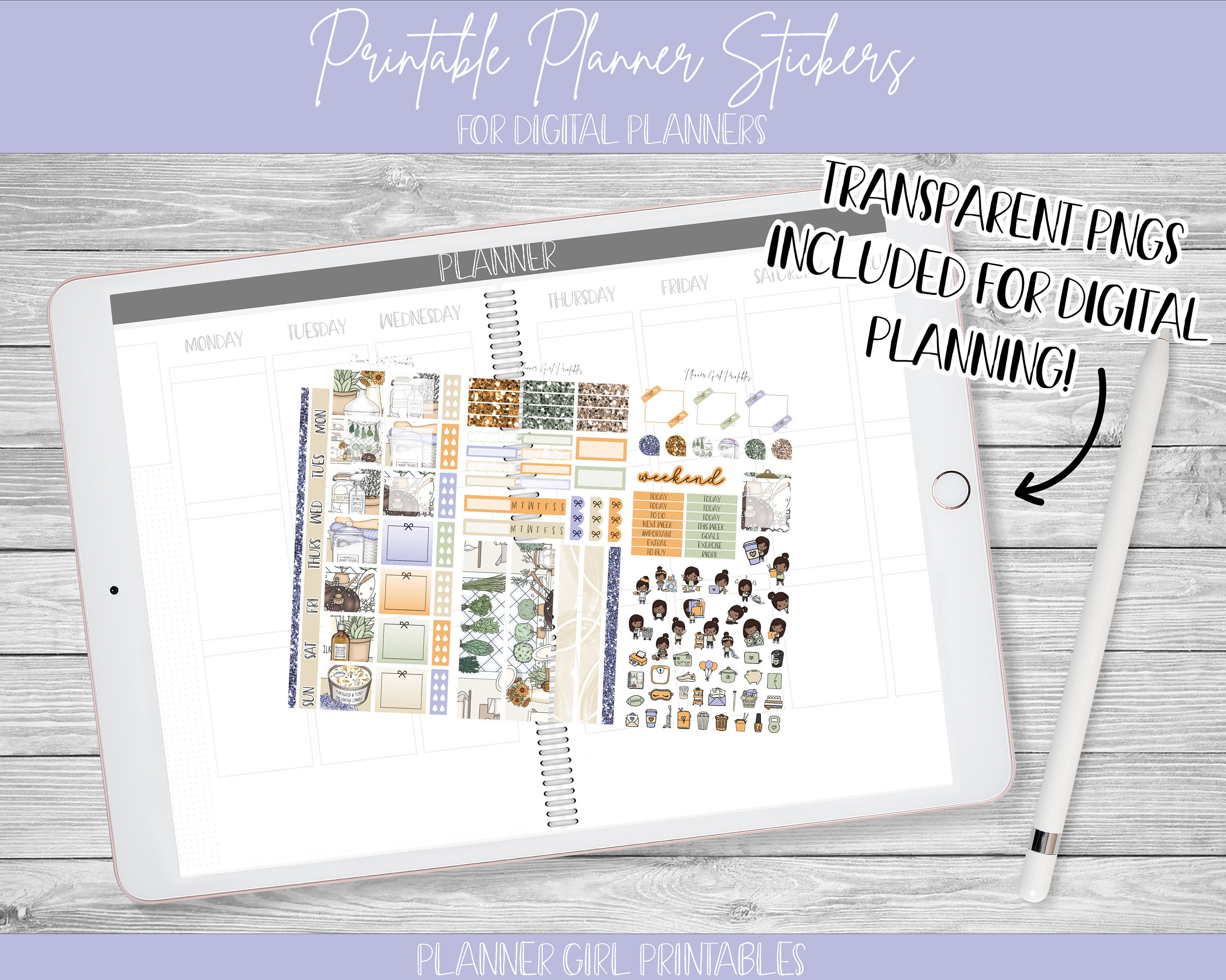 PRINTABLE Hobonichi Weeks Weekly Kit | Spring Cleaning House Chores ...