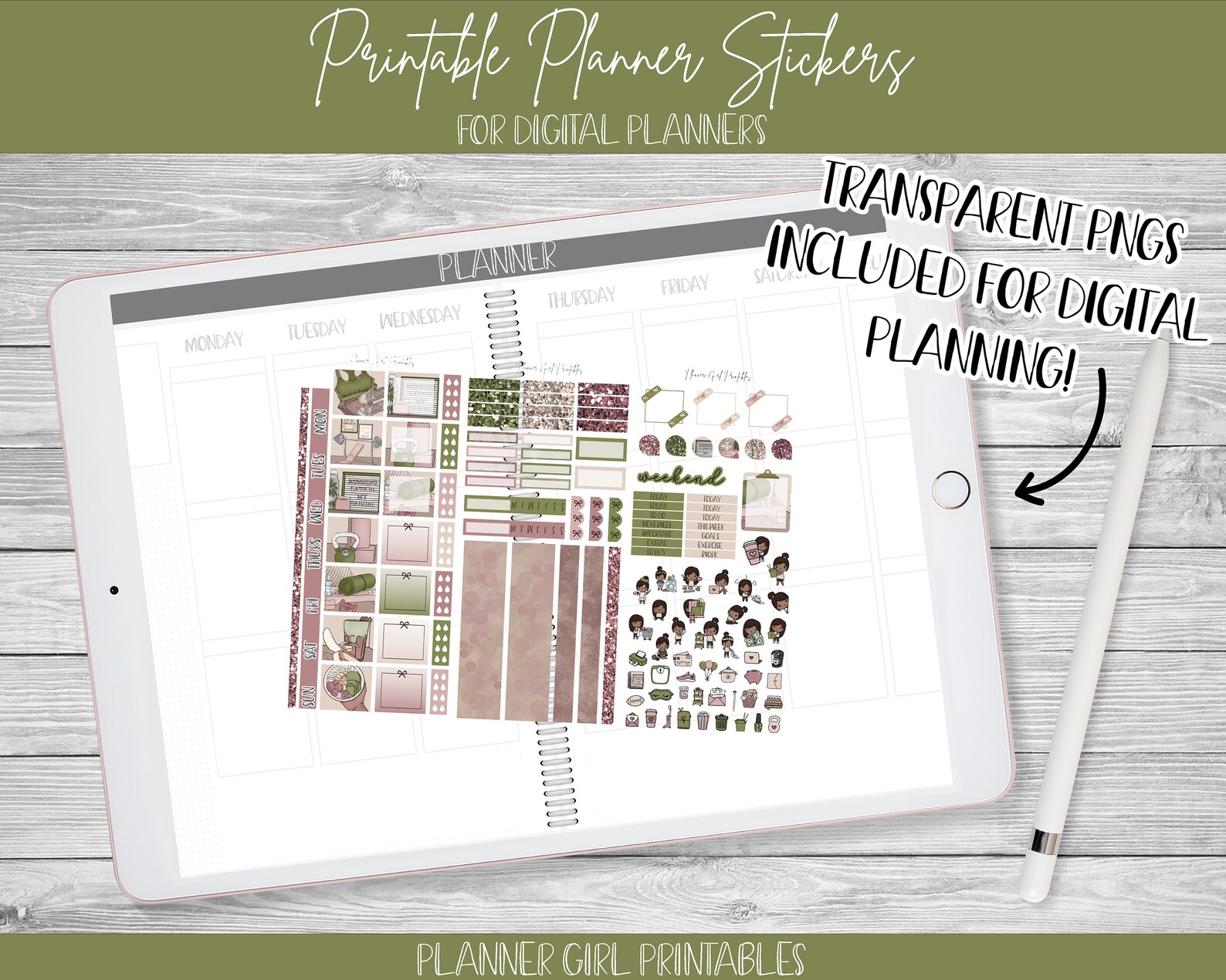 PRINTABLE Hobonichi Weeks Weekly Kit Healthy Lifestyle Gym ...