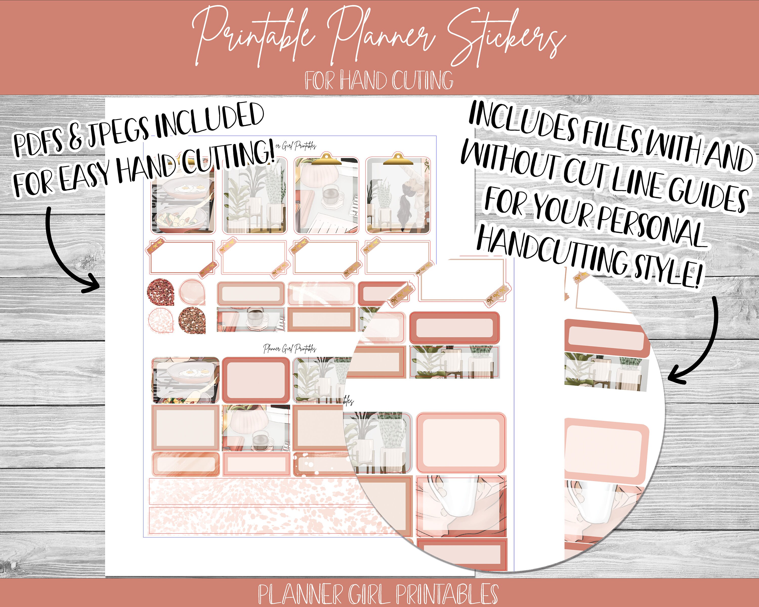 PRINTABLE Standard Vertical Planner Stickers Weekly Kit Stay | Etsy