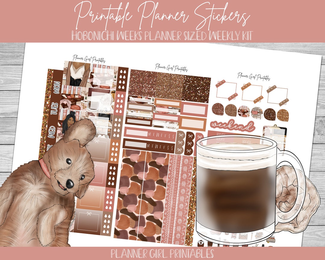 PRINTABLE Hobonichi Weeks Weekly Kit | Get It Done Girl Boss Work From ...
