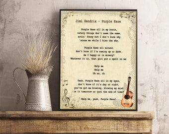 Jimi Hendrix Quote Etsy