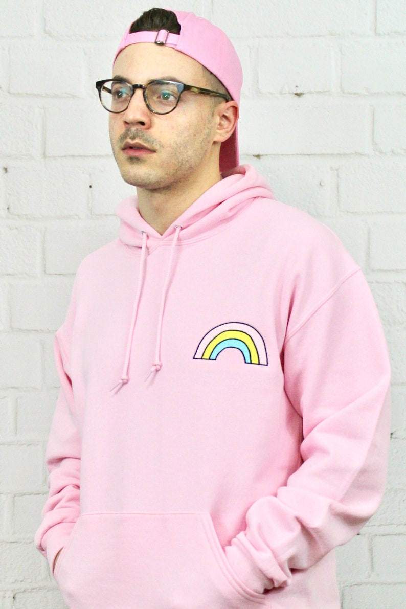 pastel rainbow hoodie