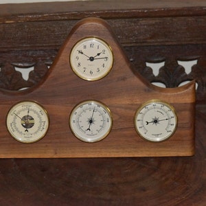 Walnut Clock and Weather Station