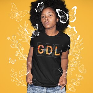 GDL - Guadalajara Carta Código Unissex Camiseta de Algodão Pesado Viagem Mundo Viajante Viajando Cidade País Destino Divertido Férias Presente de Sonho