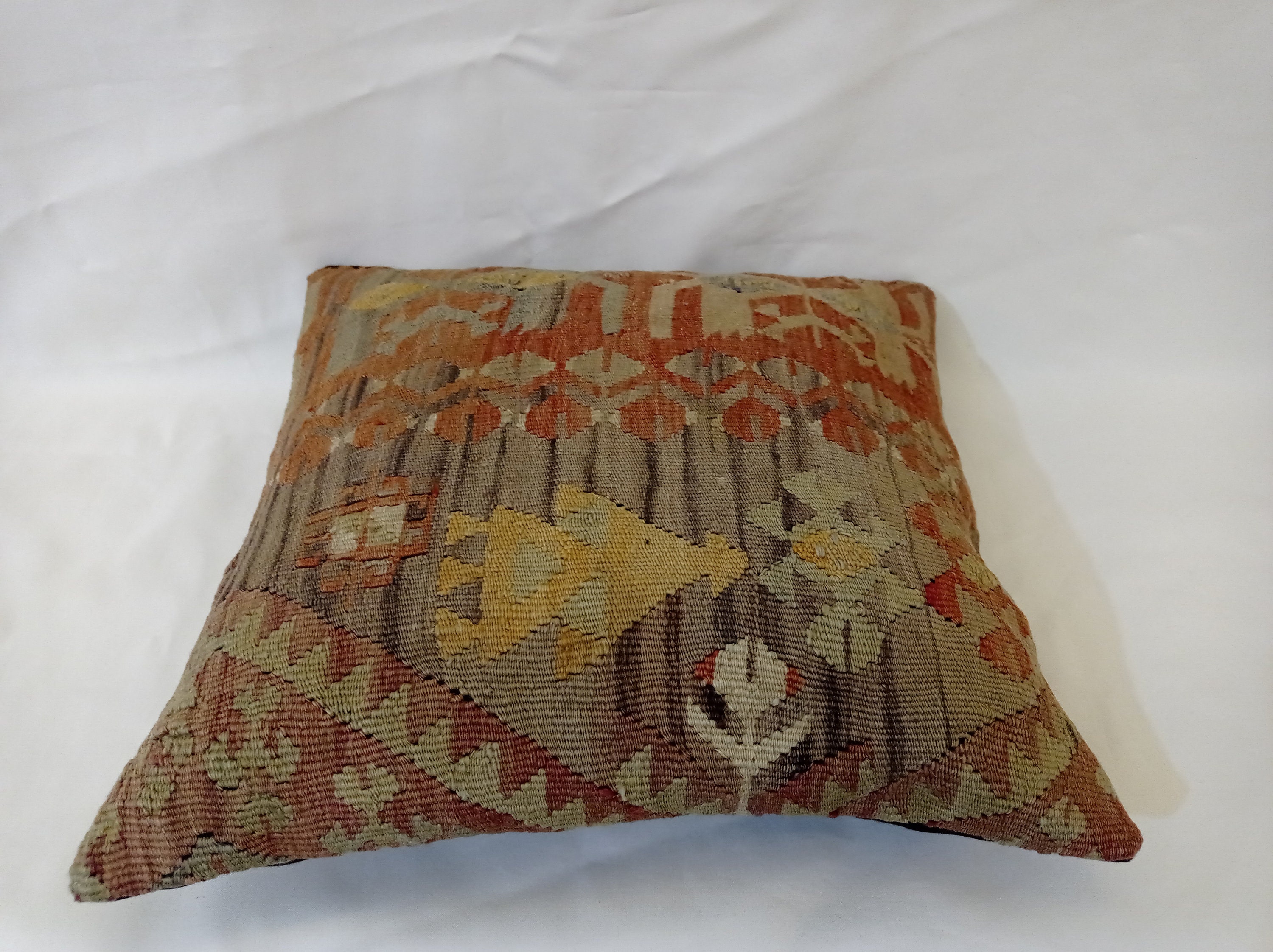 16x16 Pillow Cover Wool Pillow Cover Bohemian Pillow Cover Etsy