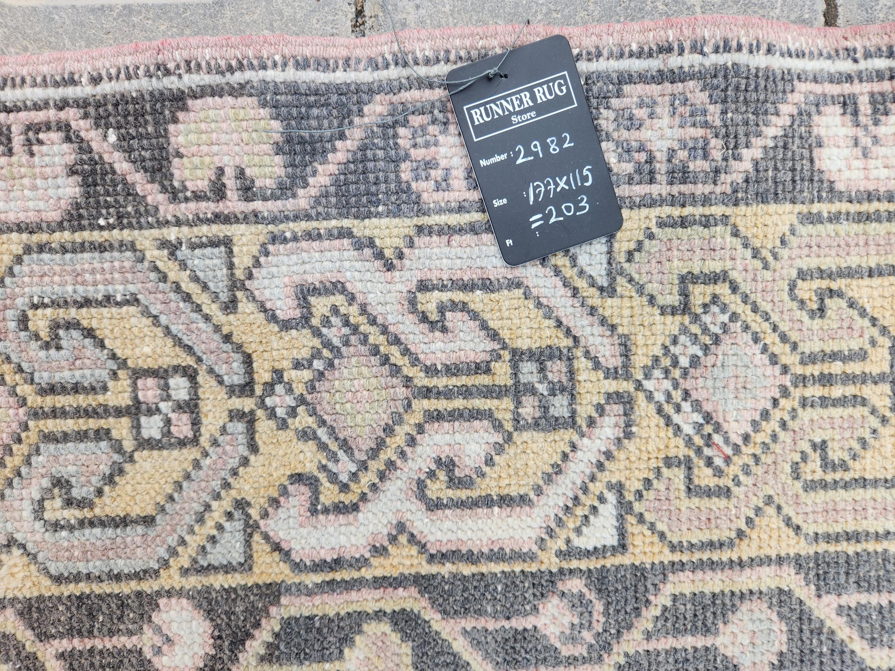 新品】トルコ ウシャク産 キリム ラグ ウール 115×177cm カーペット